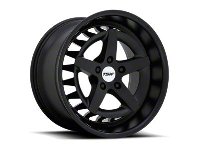 TSW Degner Semi Gloss Black Wheel; 20x10.5; 40mm Offset (24-25 Mustang)
