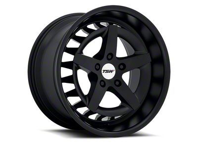 TSW Degner Semi Gloss Black Wheel; 20x9 (15-23 Mustang GT, EcoBoost, V6)