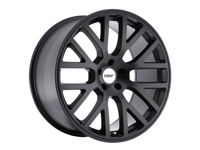 TSW Donington Matte Black Wheel; 20x8.5 (10-14 Mustang GT w/o Performance Pack, V6)
