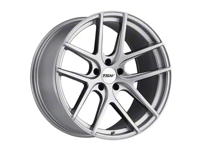 TSW Geneva Matte Titanium Silver Wheel; 19x9.5 (10-14 Mustang)