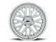 TSW Hockenheim S Silver Wheel; Rear Only; 20x10 (10-14 Mustang)