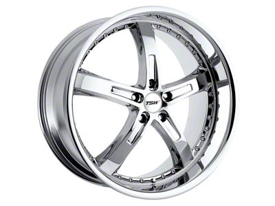 TSW Jarama Chrome Wheel; Rear Only; 19x9.5; 40mm Offset (10-14 Mustang)