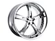 TSW Jarama Chrome Wheel; Rear Only; 19x9.5 (10-14 Mustang)