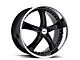 TSW Jarama Gloss Black Wheel; 19x8 (10-14 Mustang GT w/o Performance Pack, V6)