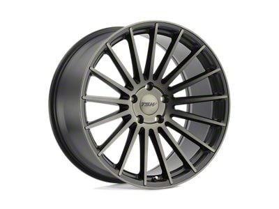 TSW Luco Matte Black with Machine Face and Dark Tint Wheel; 20x8.5; 30mm Offset (24-25 Mustang)