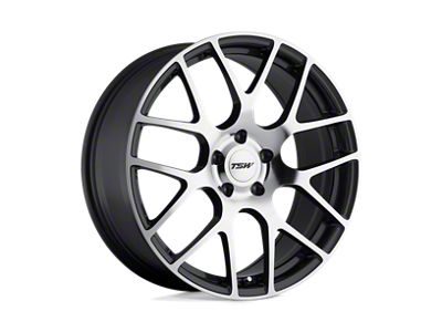 TSW Nurburgring Gunmetal with Mirror Cut Face Wheel; Rear Only; 20x10.5 (15-23 Mustang GT, EcoBoost, V6)