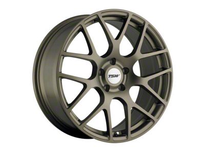 TSW Nurburgring Matte Bronze Wheel; Rear Only; 20x10.5; 25mm Offset (15-23 Mustang GT, EcoBoost, V6)