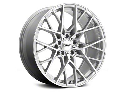 TSW Sebring Silver Wheel; 20x8.5 (15-23 Mustang GT, EcoBoost, V6)