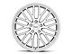 TSW Snetterton Hyper Silver with Mirror Cut Lip Wheel; Rear Only; 20x10 (10-14 Mustang GT w/o Performance Pack, V6)