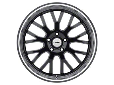 TSW Tremblant Gloss Black with Mirror Cut Lip Wheel; Rear Only; 20x10; 40mm Offset (10-14 Mustang)