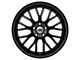 TSW Tremblant Matte Black Wheel; Rear Only; 19x9.5 (10-14 Mustang)