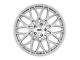 TSW Vale Silver Wheel; Rear Only; 20x10 (10-14 Mustang)