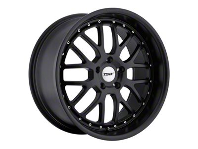 TSW Valencia Matte Black Wheel; Rear Only; 19x9.5; 40mm Offset (10-14 Mustang)