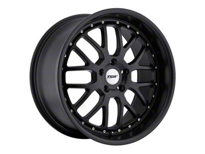 TSW Valencia Matte Black Wheel; Rear Only; 19x9.5 (10-14 Mustang)