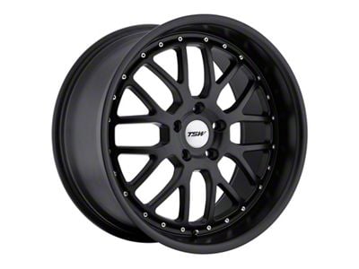 TSW Valencia Matte Black Wheel; Rear Only; 19x9.5 (10-14 Mustang)