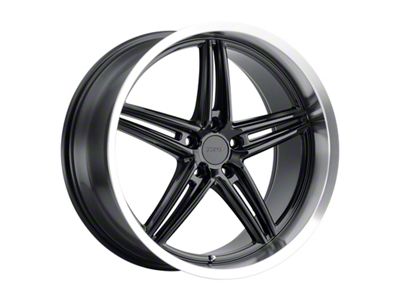 TSW Variante Gloss Black Machined Wheel; 20x9 (15-23 Mustang GT, EcoBoost, V6)