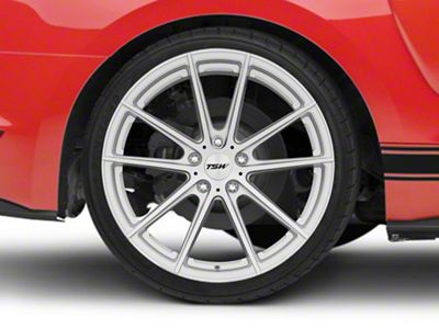 TSW Nurburgring Matte Gunmetal Wheel; Rear Only; 20x10.5; 25mm Offset (15-23 Mustang GT, EcoBoost, V6)