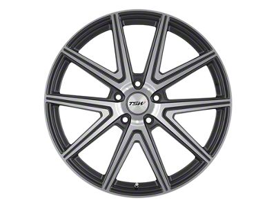 TSW Rouge Gunmetal with Mirror Cut Face Wheel; Rear Only; 19x9.5; 40mm Offset (05-09 Mustang)