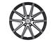 TSW Rouge Gunmetal with Mirror Cut Face Wheel; Rear Only; 19x9.5 (05-09 Mustang)