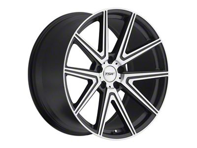 TSW Rouge Gunmetal with Mirror Cut Face Wheel; Rear Only; 19x9.5; 40mm Offset (15-23 Mustang GT, EcoBoost, V6)