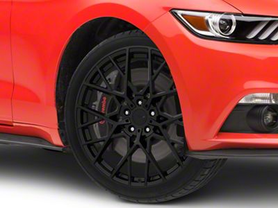 TSW Sebring Matte Black Wheel; 19x8.5; 40mm Offset (15-23 Mustang EcoBoost w/o Performance Pack, V6)