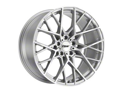 TSW Sebring Silver Wheel; 19x8.5 (15-23 Mustang GT, EcoBoost, V6)
