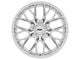 TSW Sebring Silver Wheel; Rear Only; 19x9.5 (15-23 Mustang GT, EcoBoost, V6)