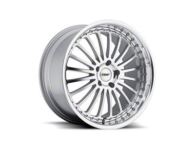 TSW Silverstone Silver Wheel; 19x8 (15-23 Mustang GT, EcoBoost, V6)