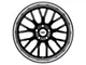 TSW Tremblant Gloss Black with Mirror Cut Lip Wheel; 19x8 (15-23 Mustang GT, EcoBoost, V6)