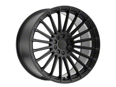 TSW Turbina Matte Black Wheel; Rear Only; 20x11; 50mm Offset (15-23 Mustang GT, EcoBoost, V6)