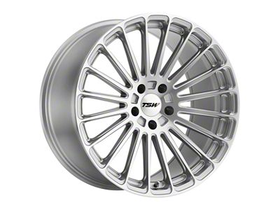 TSW Turbina Titanium Silver Wheel; 19x9; 20mm Offset (05-09 Mustang)