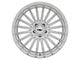 TSW Turbina Titanium Silver Wheel; 19x9 (15-23 Mustang GT, EcoBoost, V6)
