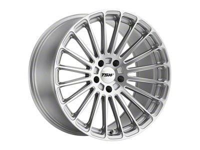 TSW Turbina Titanium Silver Wheel; Rear Only; 20x11 (15-23 Mustang GT, EcoBoost, V6)