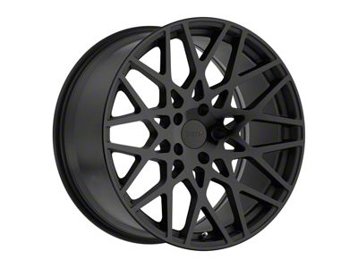 TSW Vale Double Black Wheel; Rear Only; 20x10; 40mm Offset (15-23 Mustang GT, EcoBoost, V6)