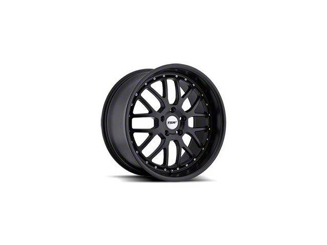 TSW Valencia Matte Black Wheel; 20x8.5 (15-23 Mustang EcoBoost w/o Performance Pack, V6)