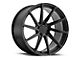 TSW Watkins Double Black Wheel; Driver Side; 20x8.5 (15-23 Mustang EcoBoost w/o Performance Pack, V6)