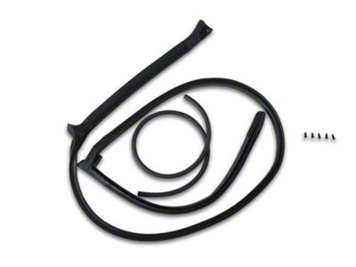 T-Top To Body Weatherstripping; Passenger Side (84-86 Mustang)