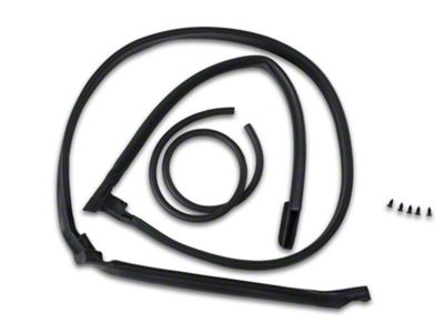 T-Top To Body Weatherstripping; Passenger Side (87-88 Mustang)