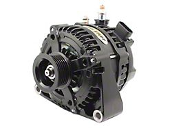 Tuff Stuff Performance 1-Wire LS Alternator with 6-Groove Pulley; 225 AMP; Stealth Black (Universal; Some Adaptation May Be Required)