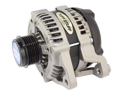 Tuff Stuff Performance Alternator with 6-Groove Pulley; 175 High Amp; Factory Cast (11-17 Mustang GT, V6)
