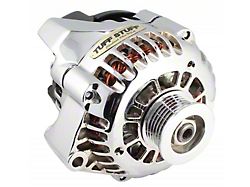 Tuff Stuff Performance Alternator with 6-Groove Pulley; 125 AMP; Chrome (98-01 5.7L Camaro)