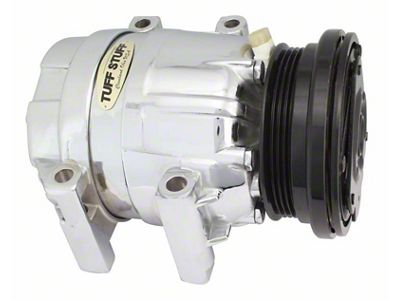 Tuff Stuff Performance LS1 Series A/C Compressor; Polished (98-02 5.7L Camaro)