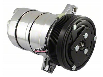 Tuff Stuff Performance LT1 Series A/C Compressor; Chrome (93-97 5.7L Camaro)