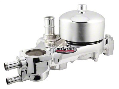 Tuff Stuff Performance Platinum Style Water Pump; Polished (98-02 5.7L Camaro)