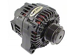 Tuff Stuff Performance Alternator with 6-Groove Clutch Pulley; 150 AMP; Black (04-10 Corvette C5 & C6, Excluding ZR1)