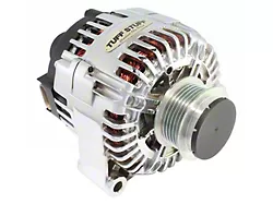 Tuff Stuff Performance Alternator with 6-Groove Clutch Pulley; 150 AMP; Polished (04-10 Corvette C5 & C6, Excluding ZR1)