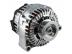 Tuff Stuff Performance Alternator with 6-Groove Nut Pulley; 150 AMP; Chrome (04-10 Corvette C5 & C6, Excluding ZR1)