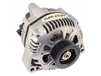 Tuff Stuff Performance Alternator with 6-Groove Pulley; 110 AMP; Factory Cast (97-01 Corvette C5)