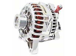 Tuff Stuff Performance Alternator with 6-Groove Pulley; 135 AMP; Chrome (99-04 Mustang GT)