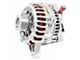 Tuff Stuff Performance Alternator with 6-Groove Pulley; 225 AMP; Chrome (99-04 Mustang GT)